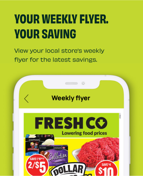 Your_Weekly_Flyer Text Reading âYour Weekly Flyer. Your Savings. View your local storeâs weekly flyer for the latest savings.â